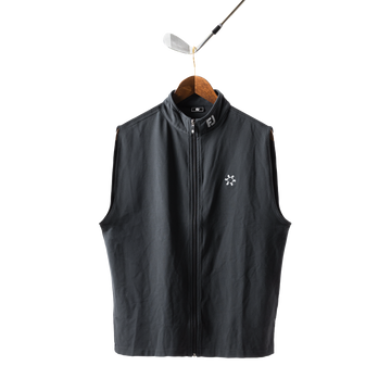 Footjoy With Bisque EU Full Zip Vest - Black