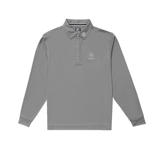 FootJoy with Bisque Thermolite Longsleeve Polo Grey