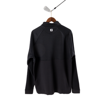 FootJoy with Bisque Jacquard Thermal Chill Out Pullover Black