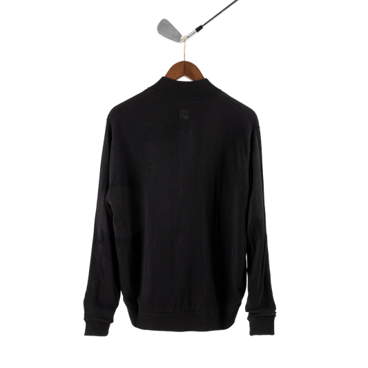 FootJoy with Bisque drirelease Full-Zip Lined Sweater Black