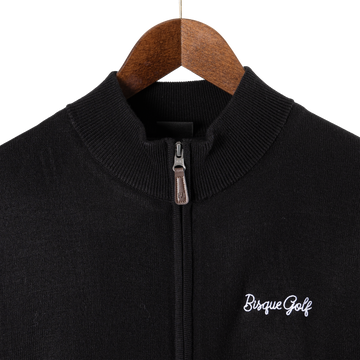 FootJoy with Bisque drirelease Full-Zip Lined Sweater Black