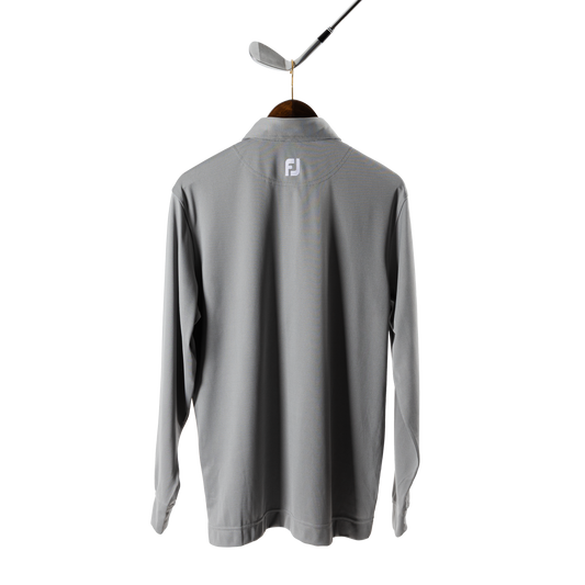 FootJoy with Bisque Thermolite Longsleeve Polo Grey