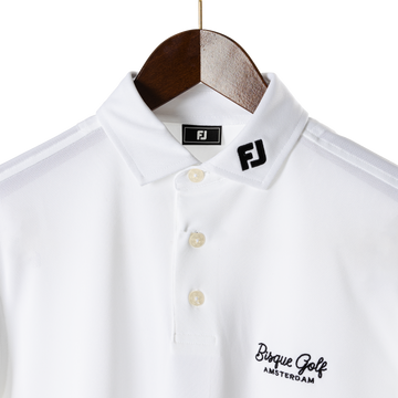 FootJoy x Bisque Golf Amsterdam Stretch Pique Solid White