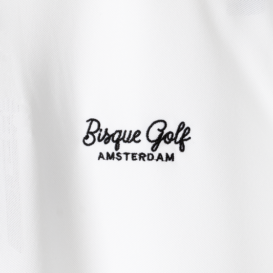 FootJoy x Bisque Golf Amsterdam Stretch Pique Solid White