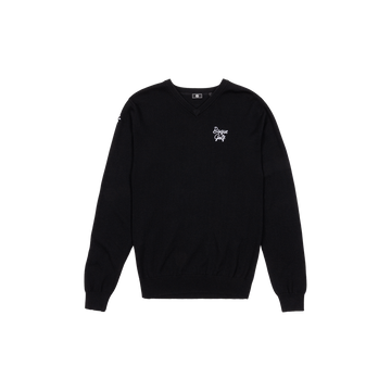FootJoy x Bisque Wool V-Neck Pullover - Black