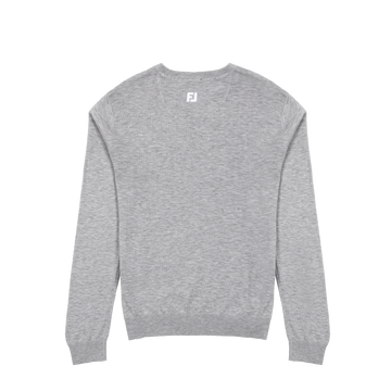 FootJoy x Bisque Wool V-Neck Pullover - Heather Grey