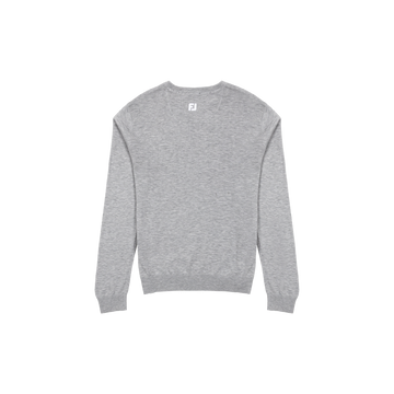 FootJoy x Bisque Wool V-Neck Pullover - Heather Grey