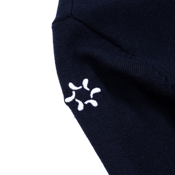 FootJoy x Bisque Wool V-Neck Pullover - Navy
