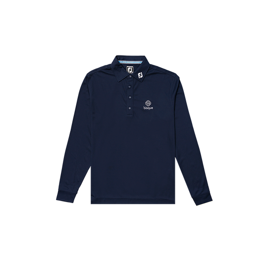 FootJoy with Bisque Thermolite Longsleeve Polo Navy