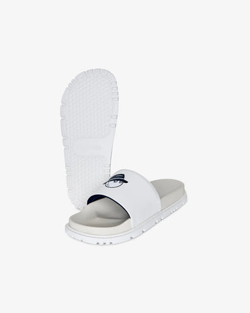 Malbon Golf Buckets Slide - Ivory