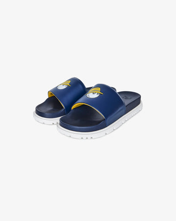 Malbon Golf Buckets Slide - Navy