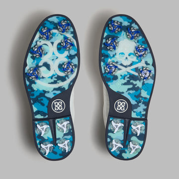 G/FORE Gallivanter Croc-Embossed Leather Derby Golf Shoe