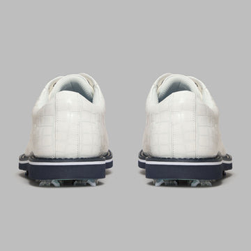 G/FORE Gallivanter Croc-Embossed Leather Derby Golf Shoe