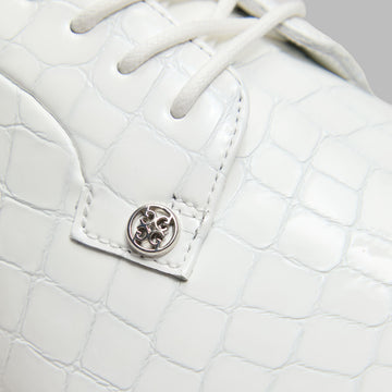 G/FORE Gallivanter Croc-Embossed Leather Derby Golf Shoe