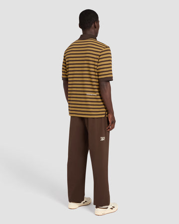Reebok x Manors Goat Pique Polo - Espresso/Gorse
