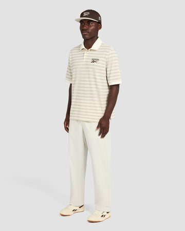 Reebok x Manors Goat Pique Polo - Chalk/Pebble
