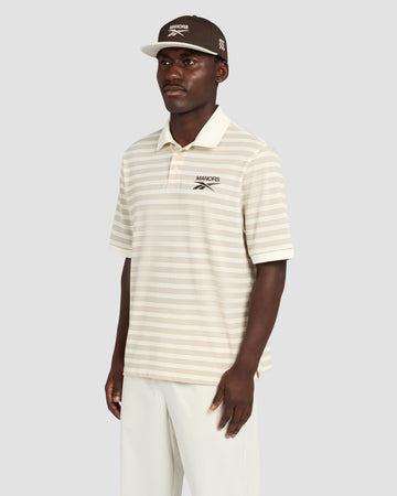 Reebok x Manors Goat Pique Polo - Chalk/Pebble