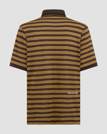 Reebok x Manors Goat Pique Polo - Espresso/Gorse