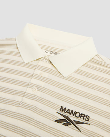Reebok x Manors Goat Pique Polo - Chalk/Pebble