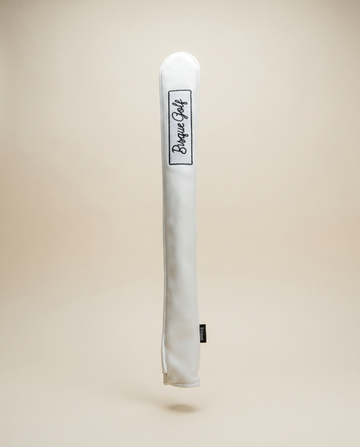 Bisque Golf Alignment Stick Cover - White