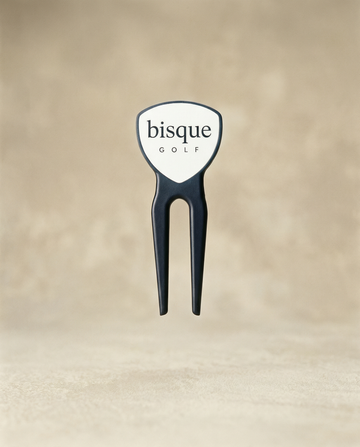 Bisque Golf Divot Tool with Ball Marker - Black