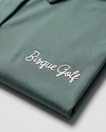 Bisque Golf Solid Performance Polo - Foggy Sage
