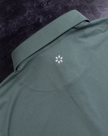 Bisque Golf Solid Performance Polo - Foggy Sage