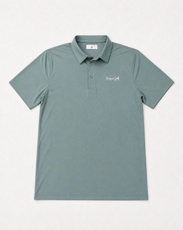 Bisque Golf Solid Performance Polo - Foggy Sage