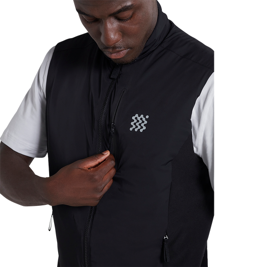 Manors Golf Insulated Course Gilet Black