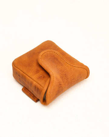 Golden Soul Golf - Lava Mallet Putter Cover Leather - Brown