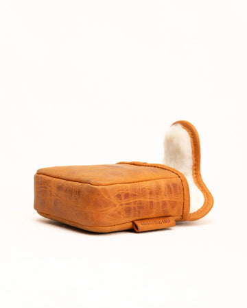Golden Soul Golf - Lava Mallet Putter Cover Leather - Brown