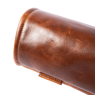 Golden Soul Golf - Woodland Barrel Head Cover Leather - Brown
