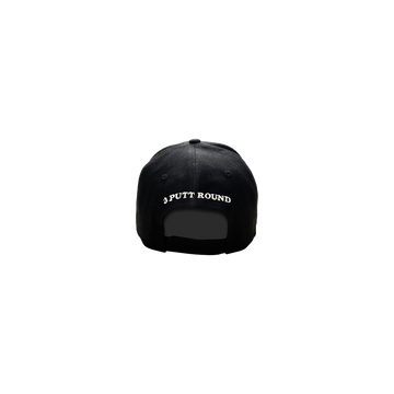 3 Putt Round The Golf Is Social Baseball Cap - Black