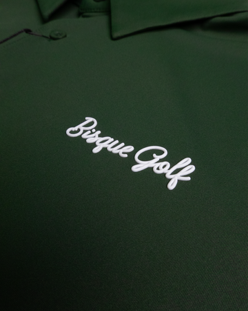 Bisque Golf Solid Performance Polo - Masters Green