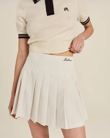 Malbon Golf Rubi Skirt - Canvas