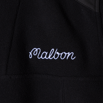 Malbon Evergreen Colstrip Microfleece Black