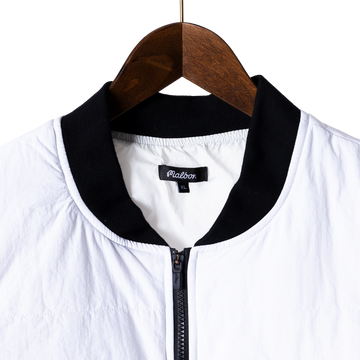 Malbon Evergeen Padded Vest White