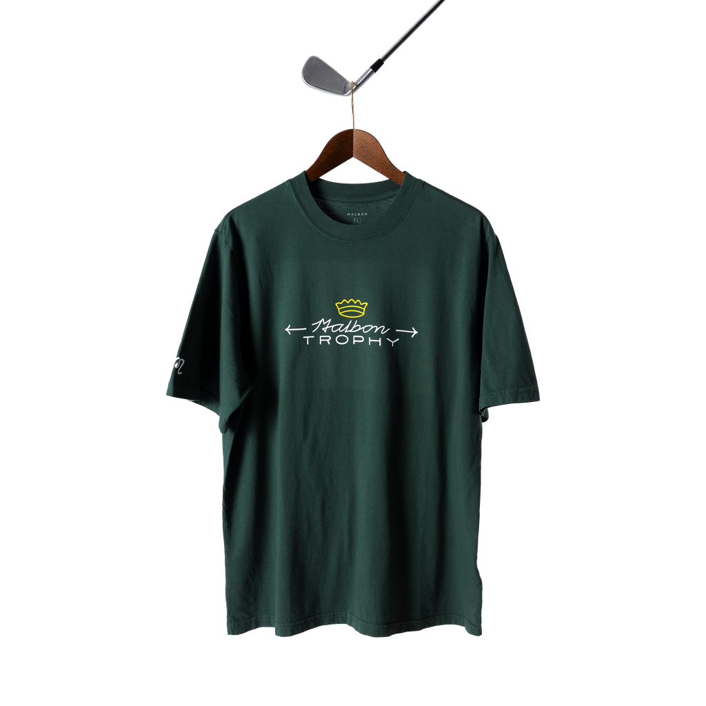 Malbon Trophy T-Shirt - Green – Bisque Golf Malbon Trophy T-Shirt - Green – Bisque Golf