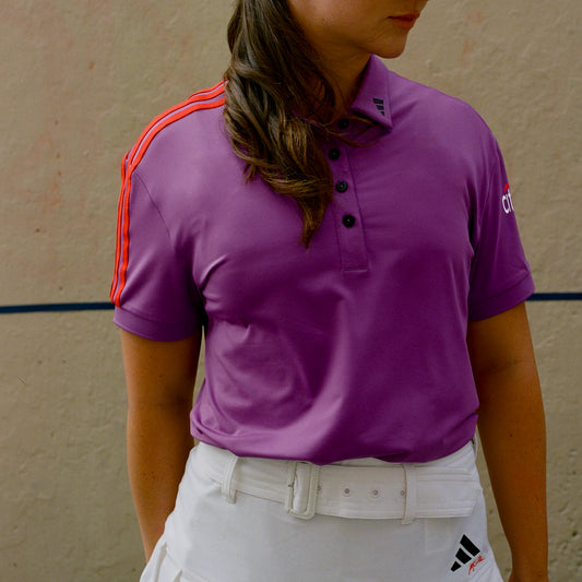 adidas W JL3 LS SS POLO - Violet