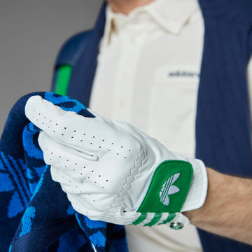 adidas Golf Originals Golf Leather Glove - White/Green