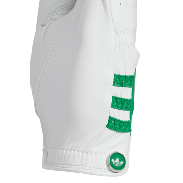 adidas Golf Originals Golf Leather Glove - White/Green