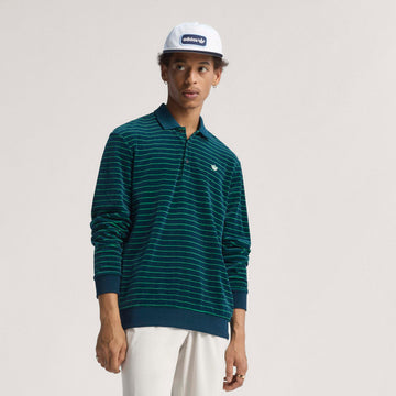 adidas Originals MR Velour Long Sleeve - Blue/Green