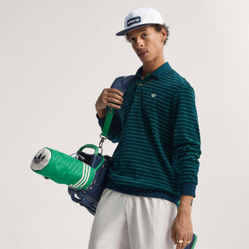 adidas Originals MR Velour Long Sleeve - Blue/Green