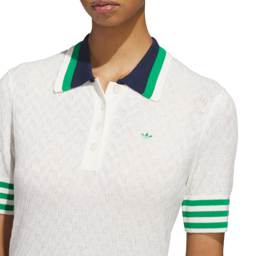 adidas Originals S Knit Polo Women's - Chalk White