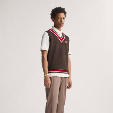 adidas Originals S Knit Vest - Brown