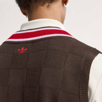 adidas Originals S Knit Vest - Brown