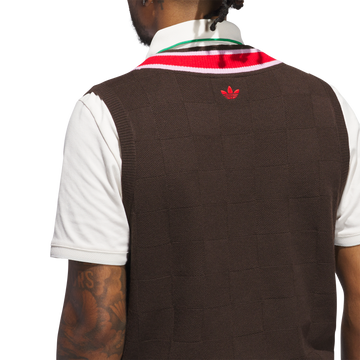 adidas Originals S Knit Vest - Brown