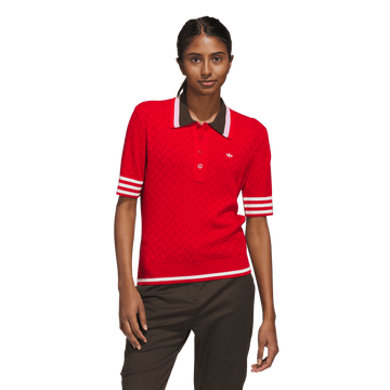 adidas Originals S Knit Polo W - Red