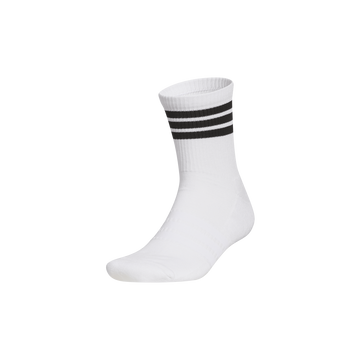 adidas 3-Stripes Half Crew Sock - White
