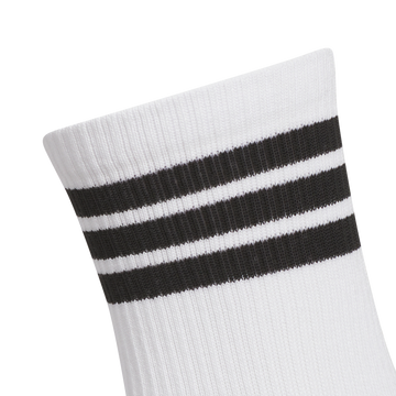 adidas 3-Stripes Half Crew Sock - White